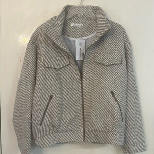 12th tribe  bomber zippered  jacket